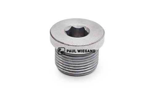 Verschlussschraube mit Innensechskant mit O-Ring ISO 6149-3 M22x1,5 verzinkt (90001419)