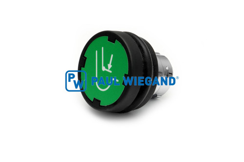 Drucktaster Faun Variopress ZB2-Serie "Pressplatte zu" grün (01022163)