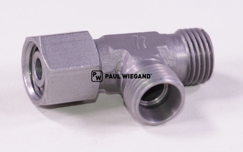 T-Stück mit Überwurfmutter DIN/ISO 2353/8434-4 10L (M16x1,5) verzinkt (68042332)