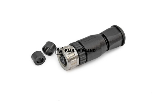 Rundsteckverbinder M12x1 5-polig "Typ-A" d: 4-8 konfektionierbar (93002034)