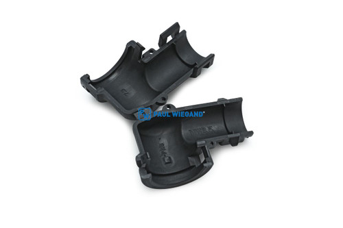 Zugentlastung Kabelbaum d: 9.6 "AMP Bajonett" schwarz gewinkelt (93001931)