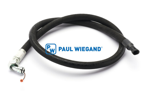 Steuerleitung Faun Variopress Pressplattenzylinder links l: 1430  (01027381)