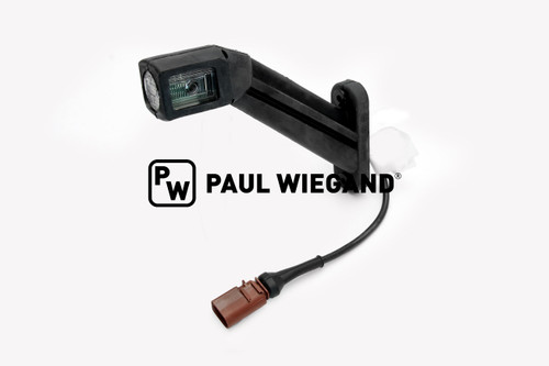 Umrissleuchte Faun Sidepress LED links 12/24VDC rot/weiß (01077543)