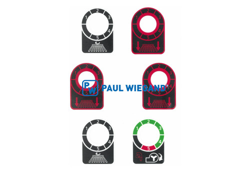 Beschriftung Schmidt Cleango 400/500 Tellerbesen Mittelkonsole Kabine (63034453)