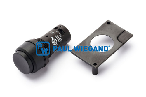 Drucktaster Haller x2 mit Befestigungsplatte für Signalknopf (03027085)