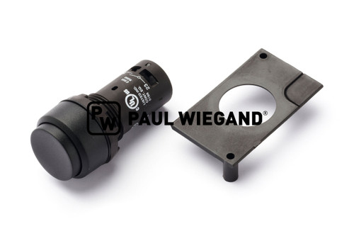Drucktaster Haller x2 mit Befestigungsplatte für Signalknopf (03027085)