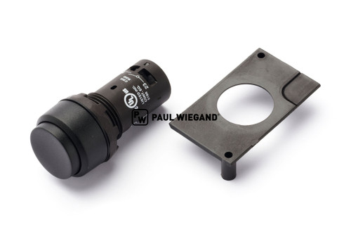 Drucktaster Haller x2 mit Befestigungsplatte für Signalknopf (03027085)