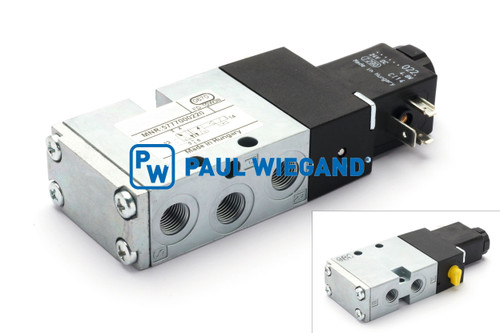 Wegeventil Faun Sidepress Tonnenklemmung Zylinder Staubklappe 5/2 Wege  (01077022)