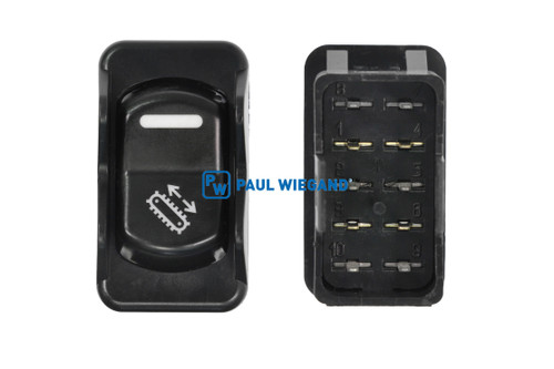 Kippschalter Dulevo 6000 inklusive LED Kehrwalze I-0-II tastend (58074075)