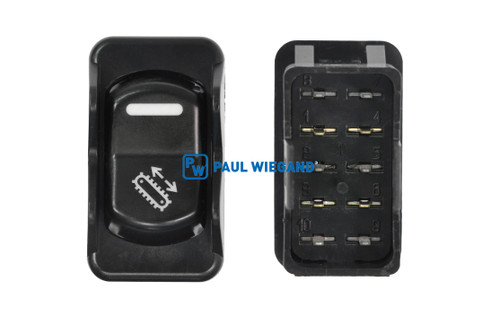 Kippschalter Dulevo 6000 inklusive LED Kehrwalze I-0-II tastend (58074075)