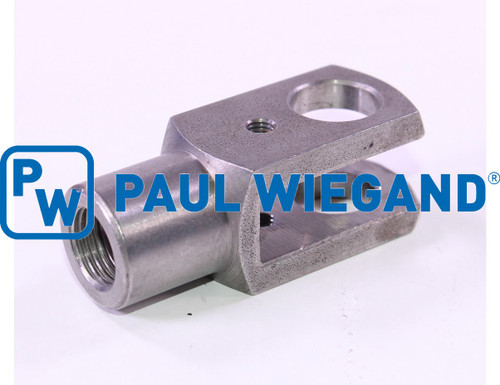 Gabelkopf Zöller Hydraulikzylinder Überschlagsicherung DIN/ISO 71752/8140 M16x1,5/M6 verzinkt d: 17 l: 72 (11380143)