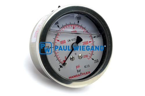 Manometer Faun Viatec AK 461 Sprühwasseranlage 250bar (61086042)