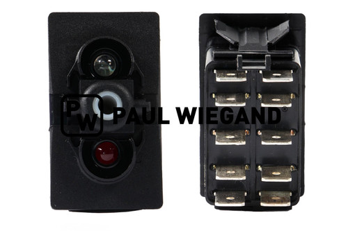 Kippschalter Hako Armaturenbrett Kabine rastend I-0-II (65064250)