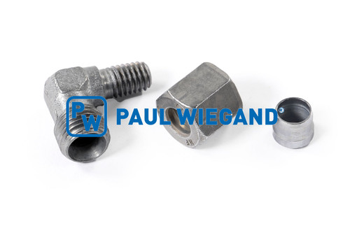 Winkelverschraubung DIN/ISO 2353/8434-1 M6x1k-6LL (M10x1) 90° verzinkt (90000703)