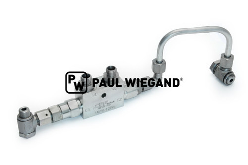 Rohrbruchsicherung Johnston C401 inklusive Rohrleitung Hydraulikzylinder (67034128)