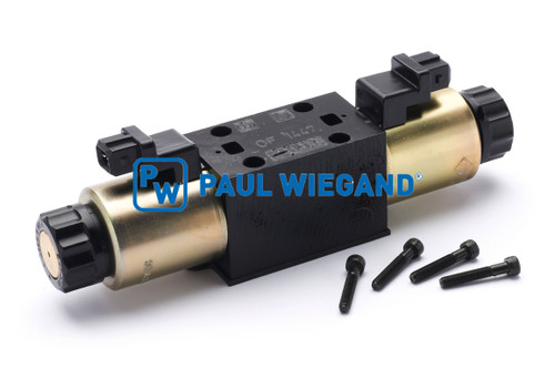 Proportionalventil Faun Variopress Steuerblock Ausschubwand Magnetspule 12/24VDC 4/3 Wege  (01027450)