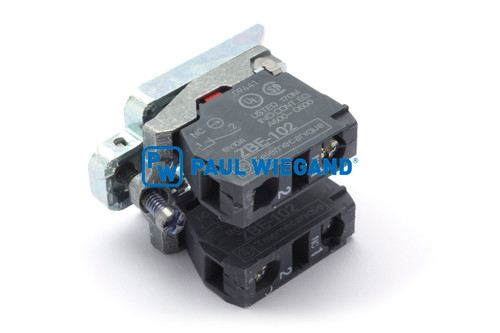 Kontaktelement Faun Variopress mit Konsole "ZB4-Serie" ZB4BZ104 Öffner(nc)/Öffner(nc) (01990063)