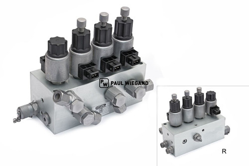 Steuerblock Schmidt Swingo 200-Serie komplett Kehrgutbehälter (63013946)