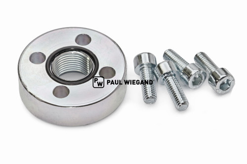 Flanschverschraubung Dulevo 5000 Hydraulikmotor Gebläsemotor Sammelbehälter G3/8" D: 45 LK: 30 (58014192)