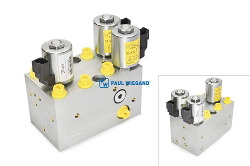 Steuerblock Bucher Municipal Citycat 5006 Umschaltventil Lenkung 4WS (68044376)