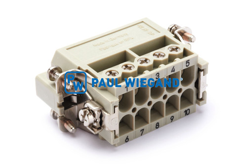 Stifteinsatz "Harting" 10-polig 0,75 - 2,5 mm² (93000281)