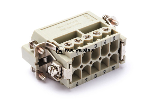 Stifteinsatz "Harting" 10-polig 0,75 - 2,5 mm² (93000281)