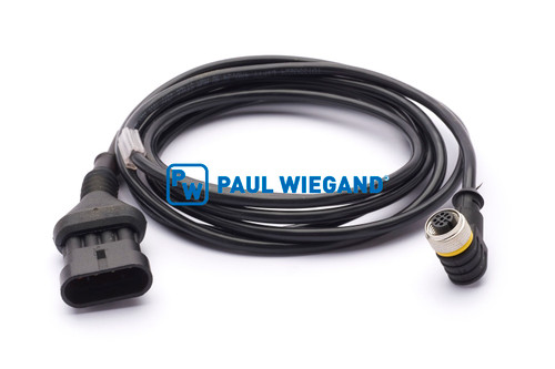Steuerleitung HS Fahrzeugbau Seitenlader MTS Längenmesssystem M12 4-polig 4x0,34mm² lg: 2500 (05017644)