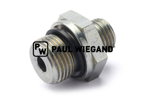 Einschraubverschraubung Bucher Municipal DIN/ISO 2353/8434-1 M18x1,5-8L (M14x1,5) verzinkt (68800225)