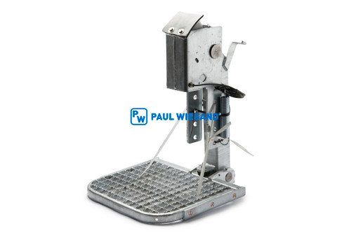Trittbrett Faun Powerpress mit Sensor links verzinkt SET gewichtsüberwacht (01027238)