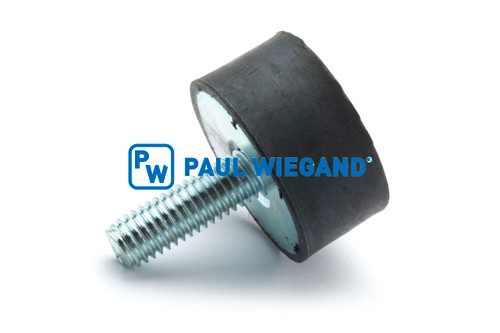Gummi-Metall-Puffer Otto Powerlift M8x23 D: 30 h: 16 Gewinde Typ"D" (07053109)