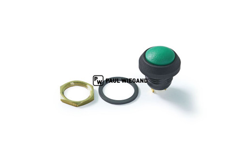 Drucktaster Schmidt Swingo 200-Serie Bedieneinheit M12x1 Schließer(no) grün  (63024227)
