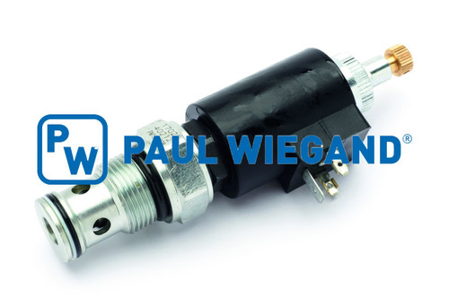 Wegeventil HS Fahrzeugbau Olympus inklusive Magnetspule Steuerblock vorne 2/2 Wege (05050061)