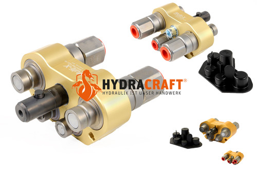 CEJN Kupplung Multi-X Quattro 12,5/19 WEO 1/2" + 3/4" Nippelseite GII  (41000011)