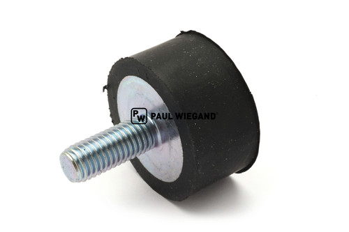 Gummi-Metall-Puffer Faun ENVIRONNEMENT Unilift T.R.2 Lifter Hauptwelle M10x25 D: 40 h: 20 Typ"D"  (70019032)