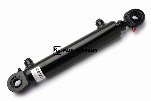 Hydraulikzylinder HS Fahrzeugbau Frontlader Forkenverstellung KS: 28 Hub: 201 EBM: 375 (05018135)