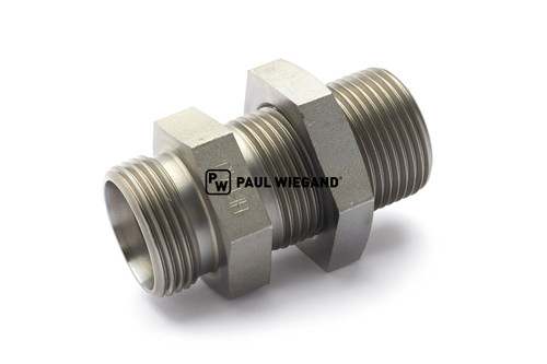 Bulkhead fitting DIN/ISO 2353/8434-1 22L (M30x2) galvanized (10013183)