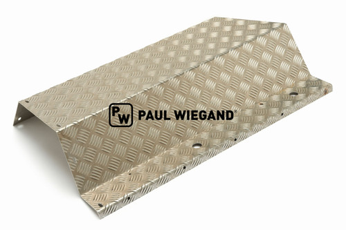 Abdeckblech Bucher Municipal TAZ/TSZ Kehrwalze Tragrahmen Aluminium  (68092017)