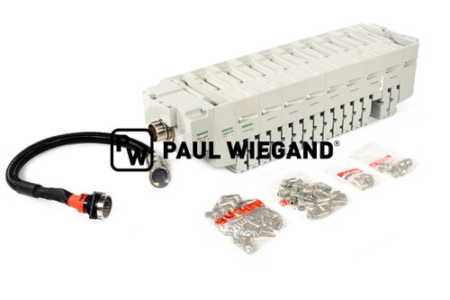 Ventileinheit Bucher Municipal Cityfant 60 Pneumatikanlage Sektion 14x5/2 Sektion 2x5/3  (68900730)