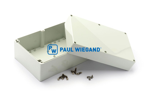 Leergehäuse Faun Sidepress Wechselgerät Heckteil rechts l: 244 b: 164 h: 120 ungebohrt  (01077470)