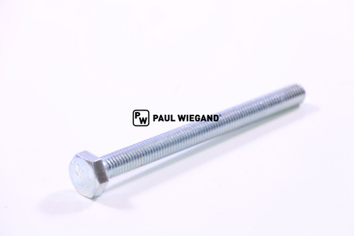 Hex Head Screw, Bucher Municipal, for Air Conditioning Compressor Mounting, DIN/ISO 933/4017, M10x120, Galvanized, 8.8  (68036957)