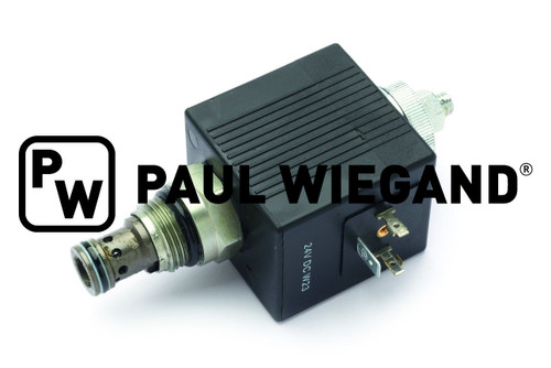 Wegeventil HS Fahrzeugbau Olympus inklusive Magnetspule Steuerblock Ausschubwand (05050062)