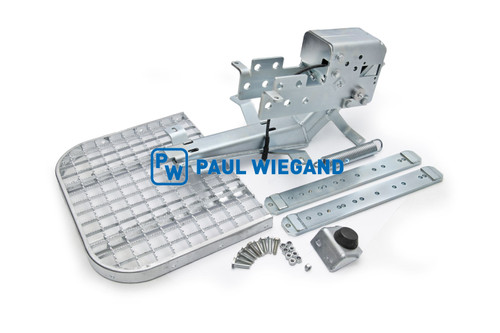 Trittbrett Faun Variopress mit Sensor links/rechts verzinkt SET gewichtsüberwacht ab 2010 (01027301)