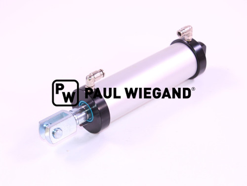 Pneumatikzylinder Bucher Municipal Cityfant 6000 Trennschürze Kehrwalze M12x1,25 D: 50 Hub: 70 EBM: 260  (68062234)