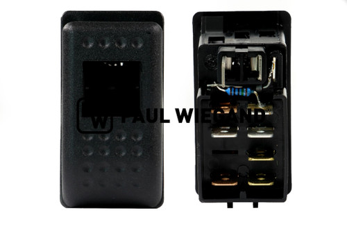 Kippschalter Bucher Municipal Normteile 12VDC rastend I-0  (68800601)