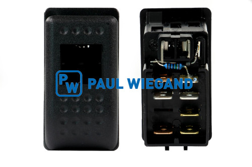 Kippschalter Bucher Municipal Normteile 12VDC rastend I-0  (68800601)