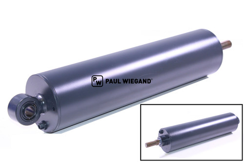 Pneumatikzylinder Bucher Municipal Cityfant 60/6000 Kehraggregat Anhebung seitlich KS: 25 Hub: 320 EBM: 508 (68900220)