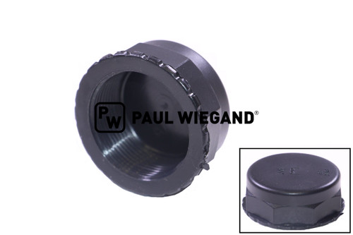 Verschlusskappe Johnston T-Stück Wasserablass Polypropylen G1 1/2" Innengewinde  (67011425)