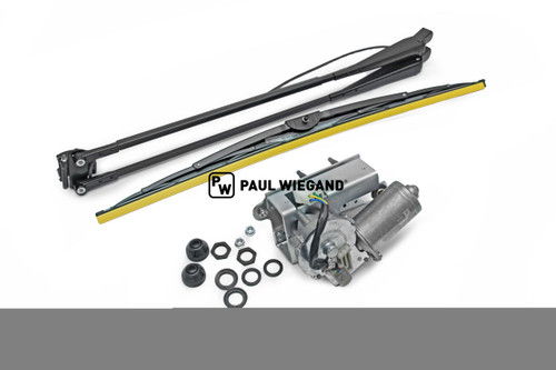 Wischermotor Johnston C201 inklusive Wischerarm Wischerblatt Satz (67024144)