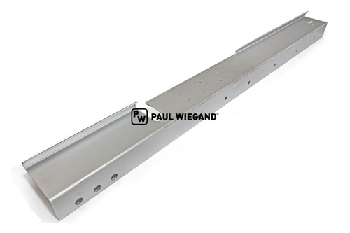 Abdeckblech Zöller Medium X2 mit Warnmarkierung Heckteil rechts oben Aluminium (11470039)