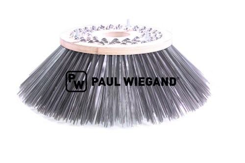 Tellerbesen Bucher Municipal Holz Flachdraht D: 400/700 TK: 285 3-Loch 4-reihig (68900026)